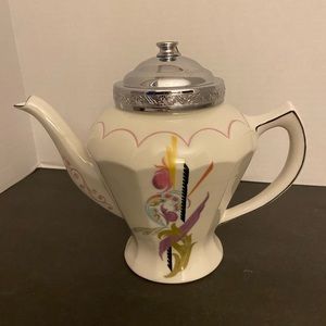 Vintage Farberware Fraunfelter Art Deco Teapot